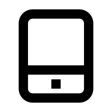 Tablet Ortam simgesi, vektör illüstrasyonu