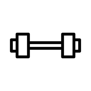 Atletizm simgesi, vektör illüstrasyonu