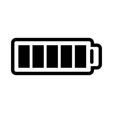 pil simgesi, vektör illüstrasyonu