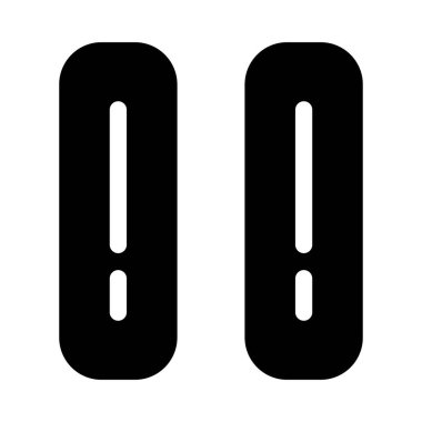 Beyaz arkaplanda dizin simgesi, vektör illüstrasyonu