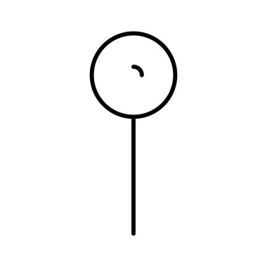 konum simgesi, vektör çizimi