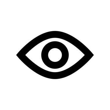 İnsan Gözü simgesi, vektör