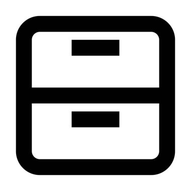 Arşiv simgesi, vektör illüstrasyonu