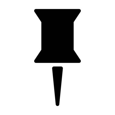 pin simgesi, vektör illüstrasyonu