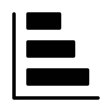 İstatistik analiz simgesi, vektör illüstrasyonu