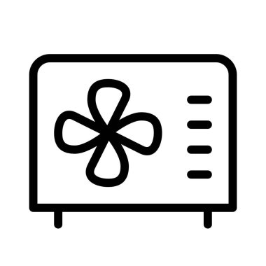  Beyaz arkaplanda hava durumu simgesi, vektör illüstrasyonu