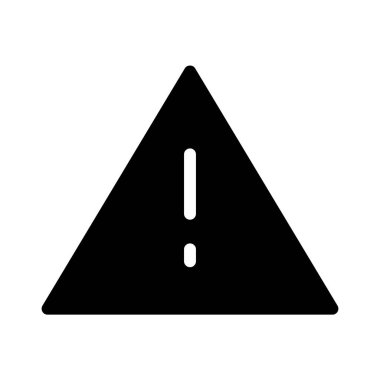 uyarı simgesi, vektör illüstrasyonu  