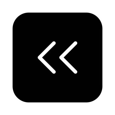 Simgeyi geri al, vektör illüstrasyonu 