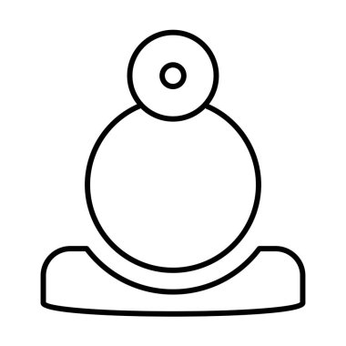 doktor simgesi, vektör illüstrasyonu