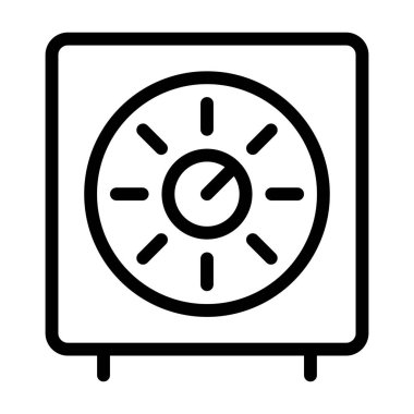 Para Güvenli simgesi, vektör