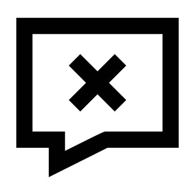 Simge, vektör illüstrasyonunu sil