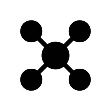  Bağlantı Ağı simgesi, vektör illüstrasyonu
