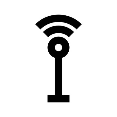 Anten simgesi, vektör illüstrasyonu