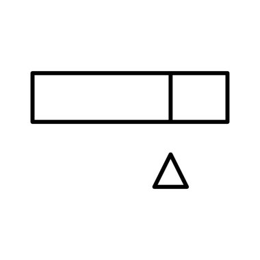 Durum Proje simgesi, vektör illüstrasyonu