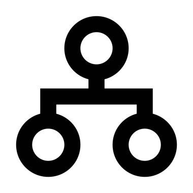 Beyaz arkaplan üzerindeki yapı simgesi, vektör illüstrasyonu