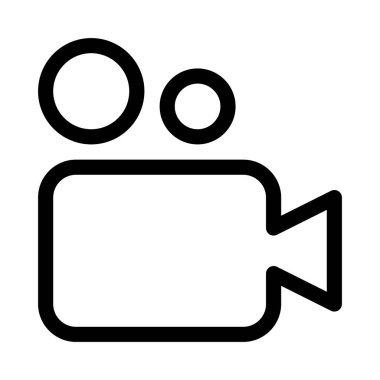 Video Kamera simgesi, vektör