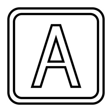 Otomatik simge, vektör illüstrasyonu