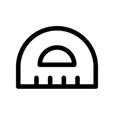 cetvel simgesi, vektör illüstrasyonu