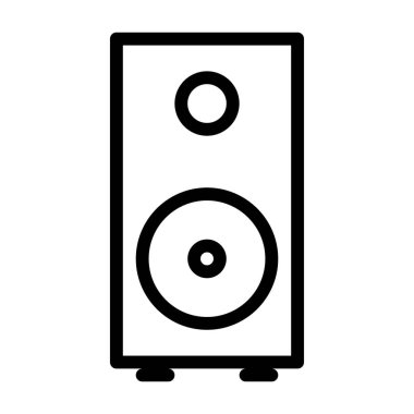 Hoparlör simgesi, vektör illüstrasyonu
