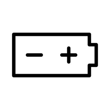 pil simgesi, vektör illüstrasyonu