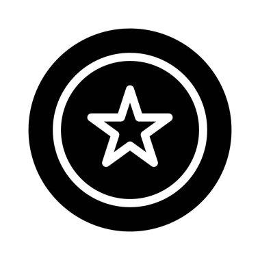 Kaptan Amerika ikonu, vektör illüstrasyonu