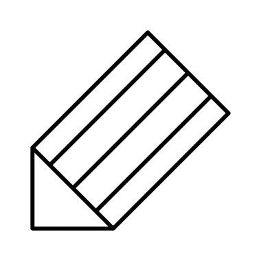 Kalem simgesi, vektör illüstrasyonu