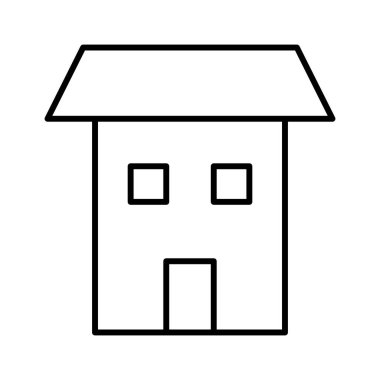 ev simgesi, vektör illüstrasyonu