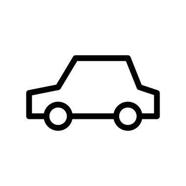 araba simgesi, vektör illüstrasyonu