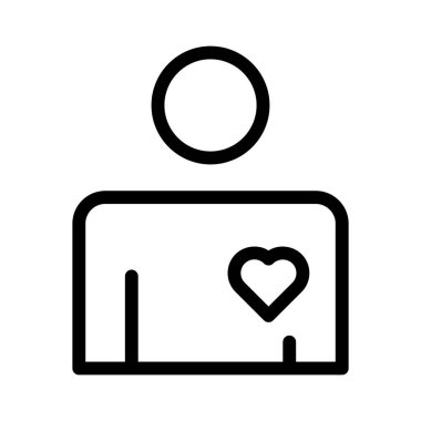 Gönüllü simge, vektör illüsü  