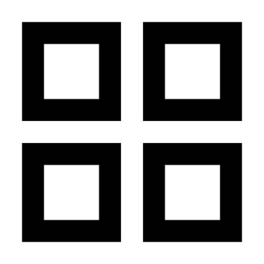 Izgara simgesi, vektör illüstrasyonu