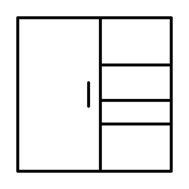 ev simgesi, vektör illüstrasyonu