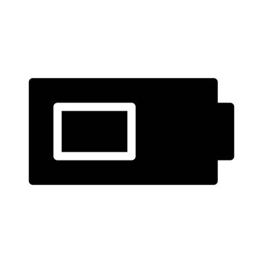 pil simgesi, vektör illüstrasyonu