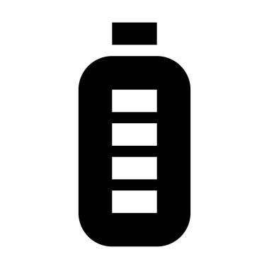 pil simgesi, vektör illüstrasyonu