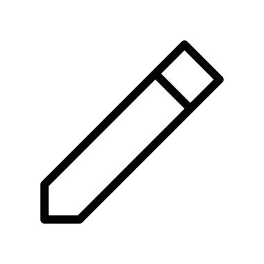 Kalem simgesi, vektör illüstrasyonu