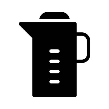 Kettle simgesi, vektör illüstrasyonu