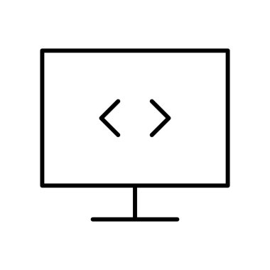 Beyaz arkaplan, vektör illüstrasyonunda simgeyi göster