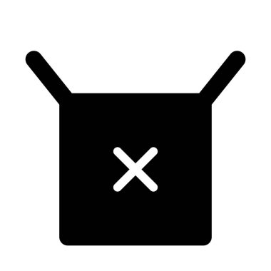 paket simgesi, vektör çizimi