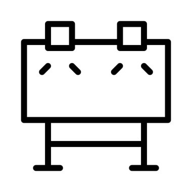 Sancak Pazarlama simgesi, vektör illüstrasyonu