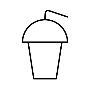 kahve simgesi, vektör illüstrasyonu