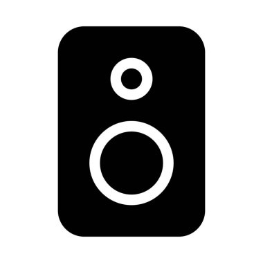 Hoparlör simgesi, vektör illüstrasyonu