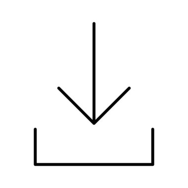 Simge indir, vektör illüstrasyonu