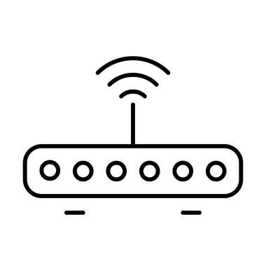 Beyaz arkaplanda yönlendirme simgesi, vektör illüstrasyonu