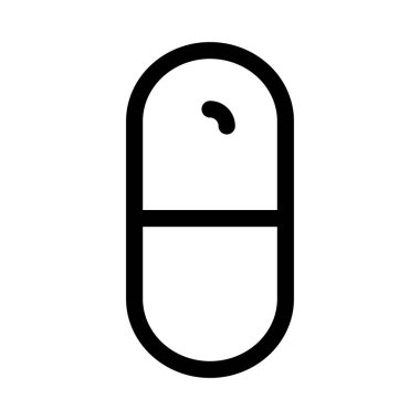 Hap simgesi, vektör illüstrasyonu