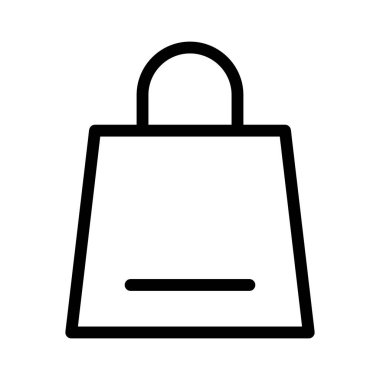 Alışveriş simgesi, vektör illüstrasyonu