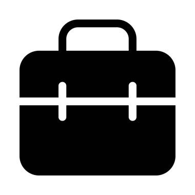 evrak çantası simgesi, vektör illüstrasyonu 