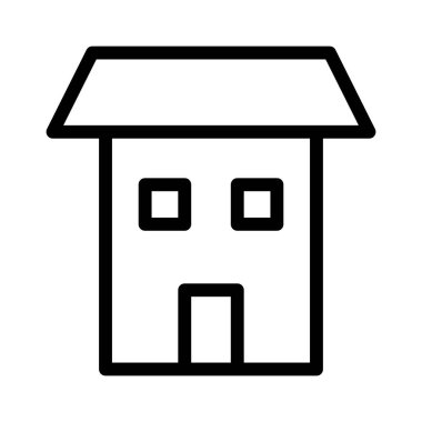 ev simgesi, vektör illüstrasyonu