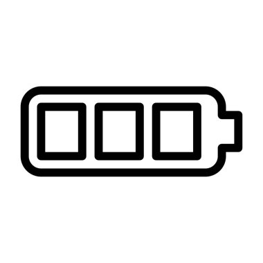 pil simgesi, vektör illüstrasyonu