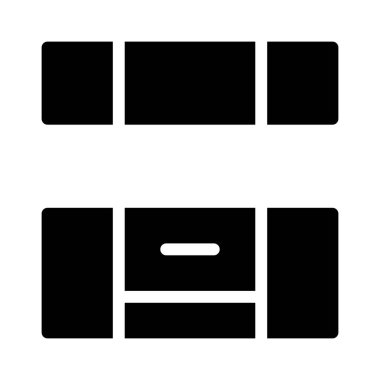 bina simgesi, vektör illüstrasyonu