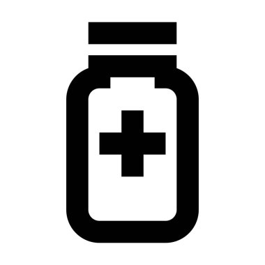 Kavanoz simgesi, vektör çizimi