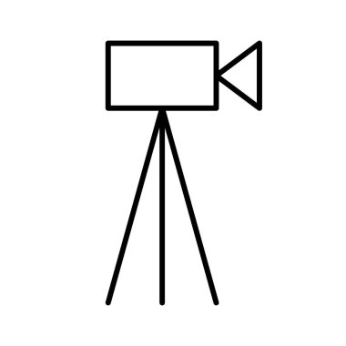 Kamera Üçlüsü simgesi, vektör